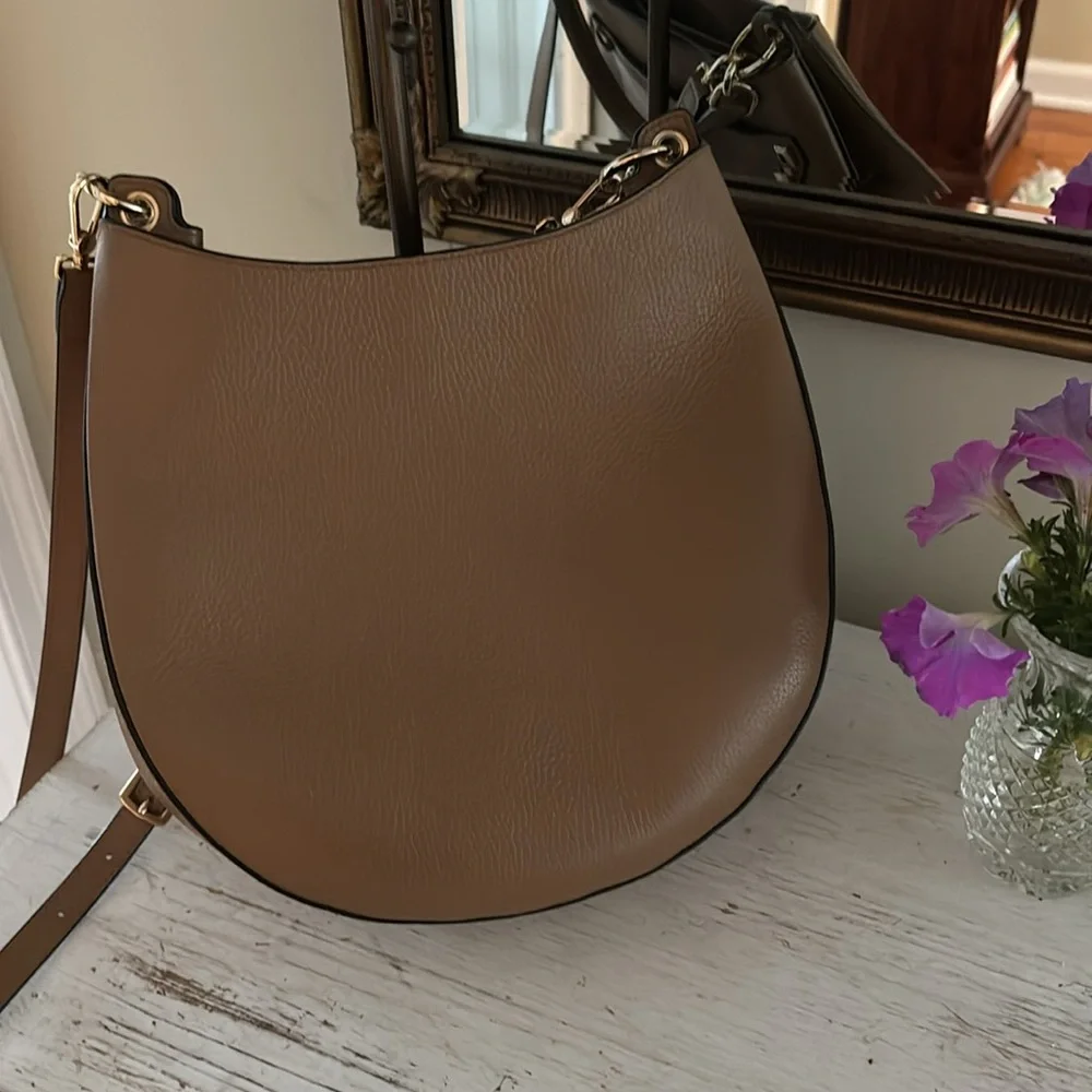 Furla Afrodite Leather Hobo Bag
